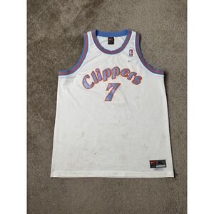 Vintage 90s Mens Jersey NBA Nike #7 Lamar Odom LA Clippers Basketball, Size XL